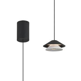 M9033  Piccola 13cm Rise & Fall Pendant 5W 3000K Black